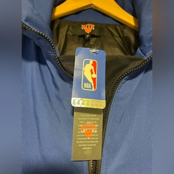 Kith for the New York Knicks Wings Quarter Zip Anorak - Size M - Starter jacket - Picture 4 of 5